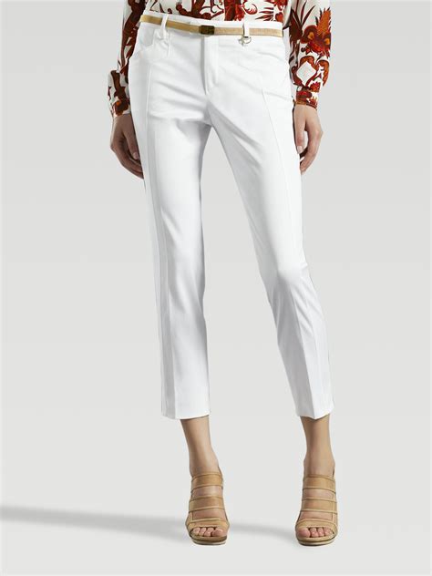 cheap white gucci pants|gucci cropped pants.